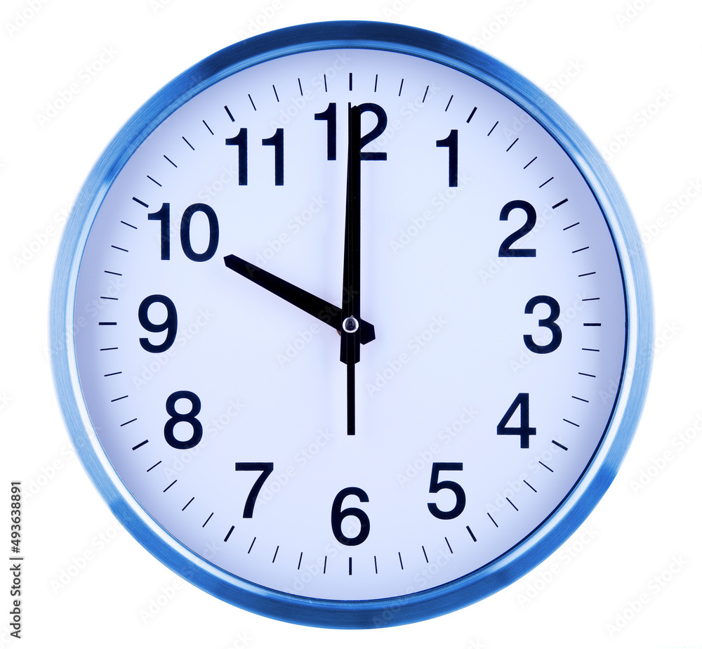 Wall clock isolated on white background Wall clock isolated on white background
