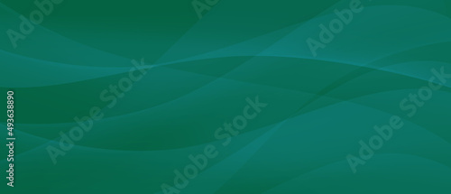 green Gradient Liquid Wave Abstract Background