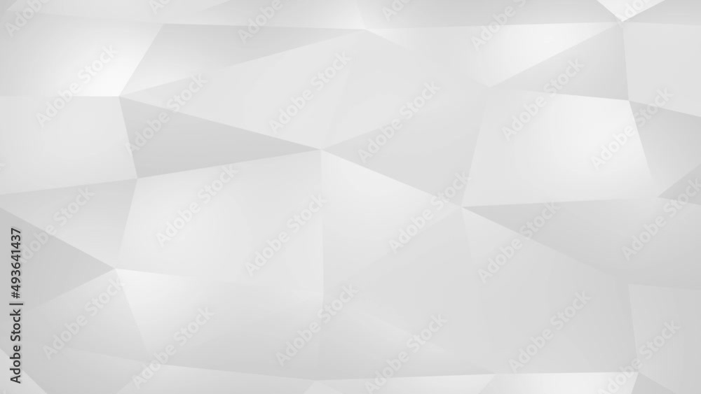 Abstract white hi-tech low poly corporate motion background. 3D rendering Low Polygonal 4K video background animation. Abstract white hi-tech low poly corporate motion background. 3D rendering Low Polygonal 4K video background animation.