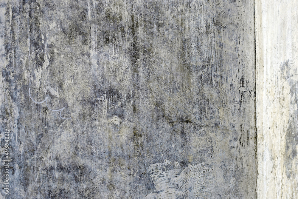 Gray cement wall or concrete surface texture for background.