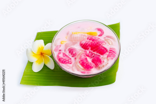 Thai gnocchi in coconut milk