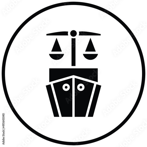 Maritime Law Icon Style