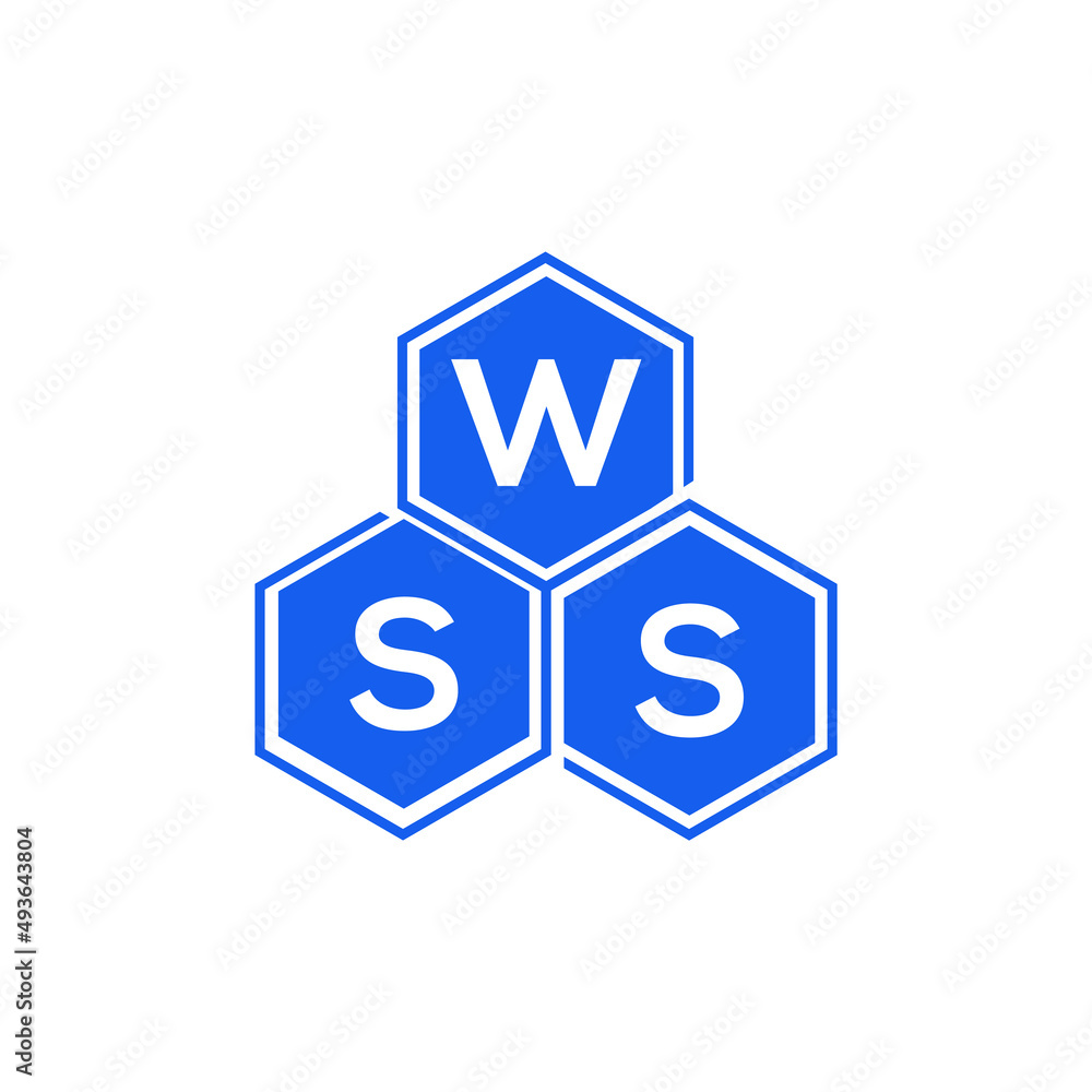 WSS letter logo design on White background. WSS creative initials letter logo concept. WSS letter design. WSS letter logo design on White background. WSS creative initials letter logo concept. WSS letter design.