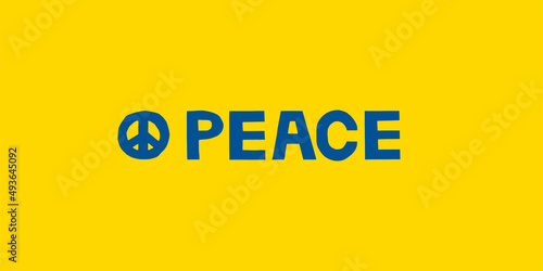 Letters of peace made from paper work.Vector illustration. 紙工作で作った平和の文字