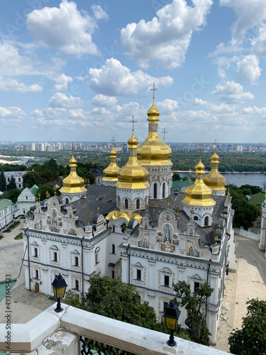 Panoramic view of the Kiev-Pechersk Lavra, Kyiv, Ukraine photo