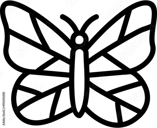 handdrawn butterfly icon