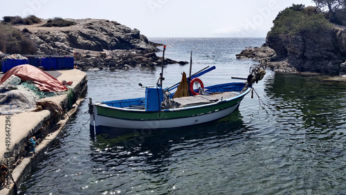 Calanque bateau pêche