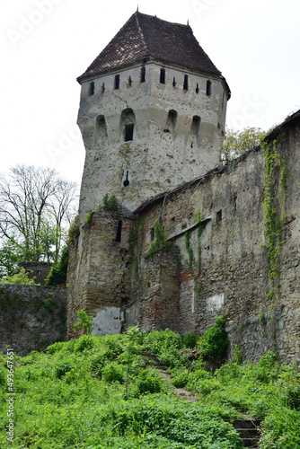 Defense tower of the medieval fortress of Sighisoara 56