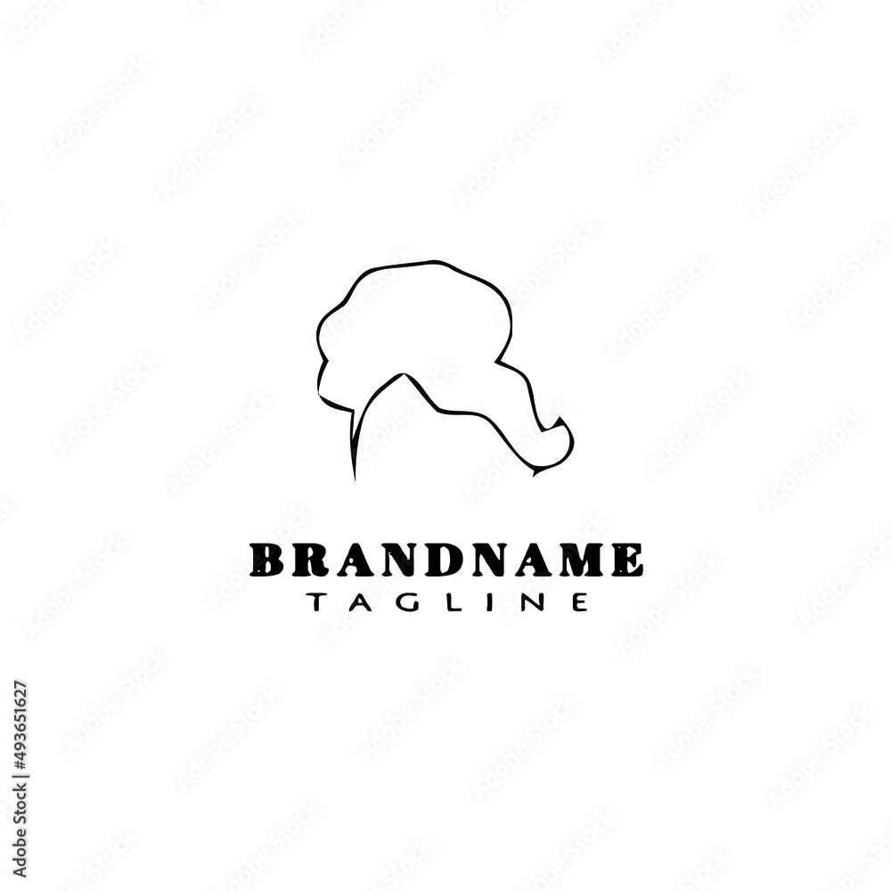 hair style logo icon design template vector illustration hair style logo icon design template vector illustration