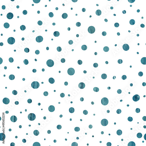 dot watercolor seamless vector pattern