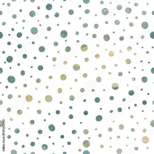 dot watercolor seamless vector pattern