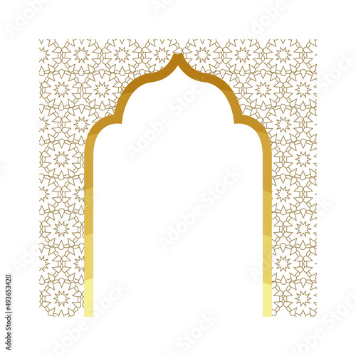 arabic frame isolated