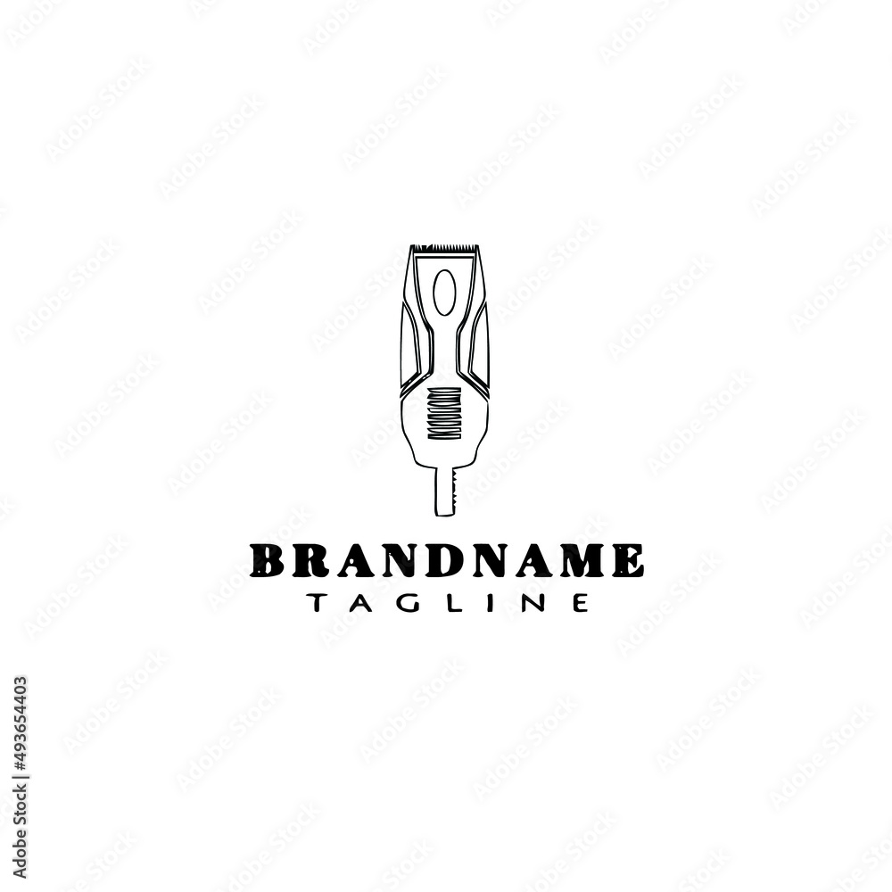 hair clipper logo cartoon icon design template black isolated vector illustration hair clipper logo cartoon icon design template black isolated vector illustration