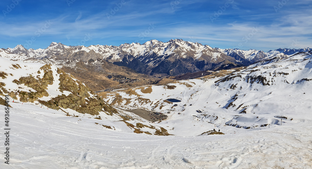 Formigal ski resort in the province of Huesca