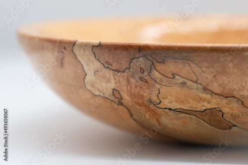 Wooden Bowl Spalted Wood Wood Turned Handmade