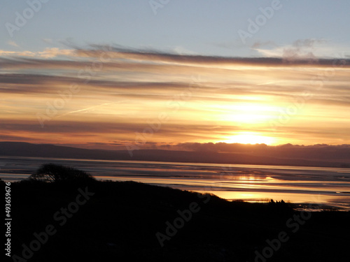 sunset at the beach