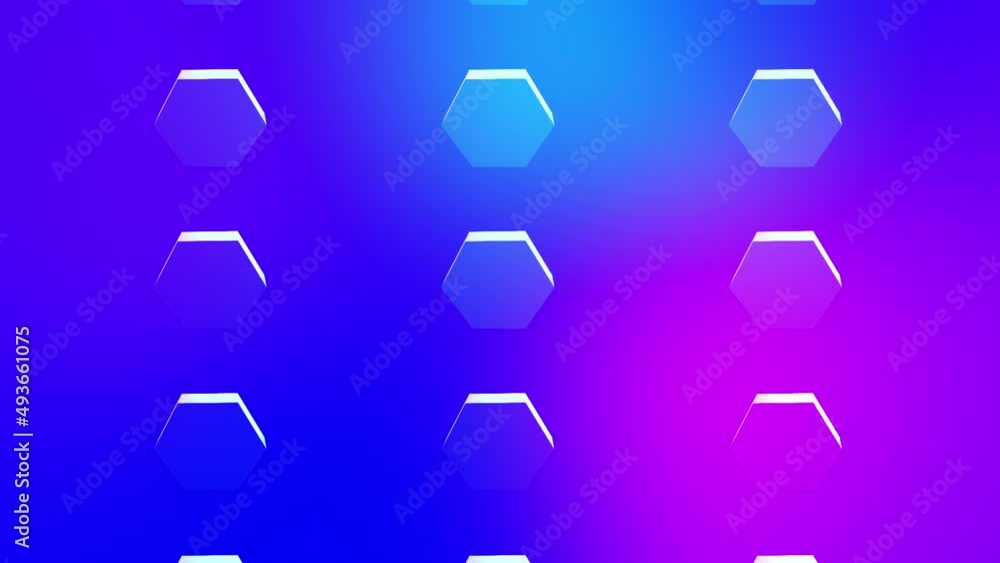 isometric symbols in pattern on a dark background. Seamless loop animated background isometric symbols in pattern on a dark background. Seamless loop animated background