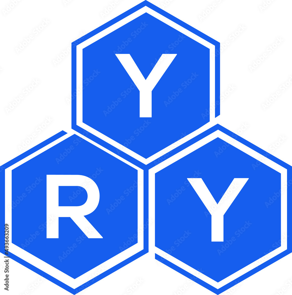 YRY letter logo design on White background. YRY creative initials letter logo concept. YRY letter design. YRY letter logo design on White background. YRY creative initials letter logo concept. YRY letter design.