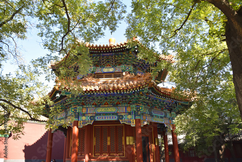 Chinese Buddhist Temple in Beijing, China. Lama Temple photo