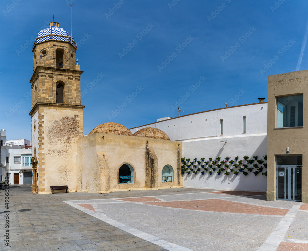 the picturesque old city center of Rota in Andalusia
