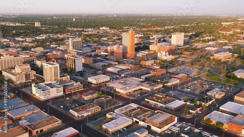 Lubbock, Texas, Aerial Flying, Amazing Landscape, Downtown