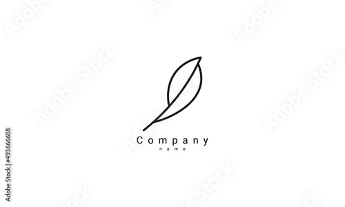 floral logo template, aesthetic logo template