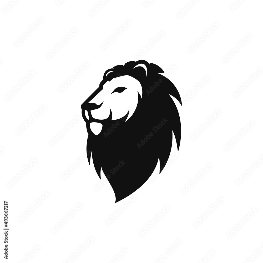 lion silhouette vector design for logo icon lion silhouette vector design for logo icon