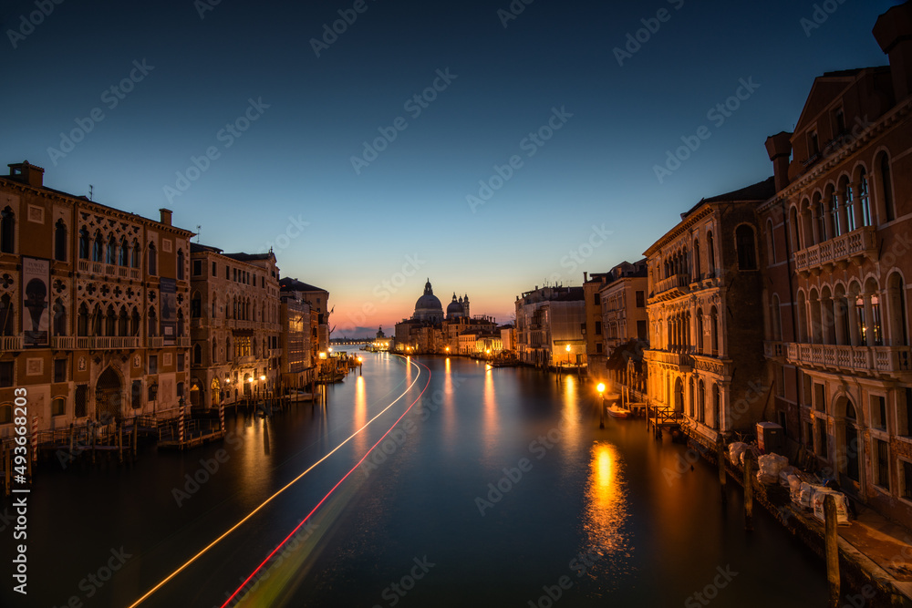 View from Ponte dell'Accademia before Sunrise 
