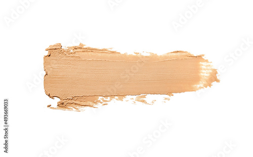 Make-up foundation concealer bb-cream smudge powder creamy isolated on white background