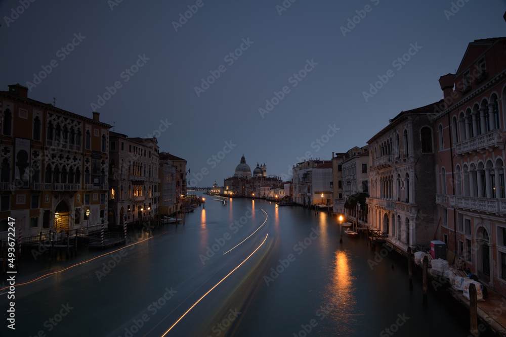 View from Ponte dell'Accademia before Sunset, Venice, Italy