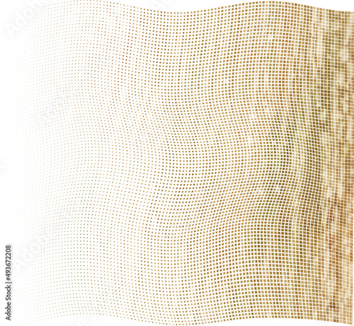 checkered wavy brown textured vector background