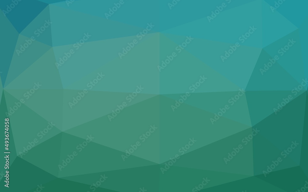 Fototapeta premium Light BLUE vector shining triangular pattern.