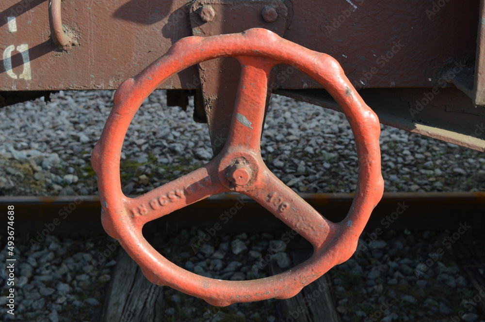 circular brake of a freight car circular brake of a freight car