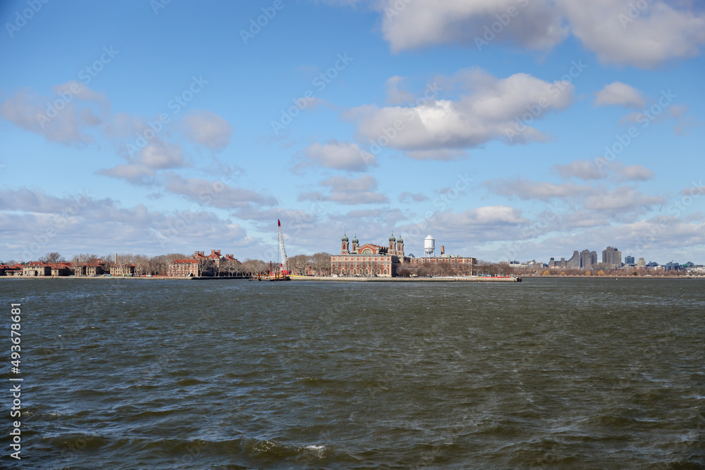 Exteriors of Ellis Island Immigration Museum in New York Exteriors of Ellis Island Immigration Museum in New York