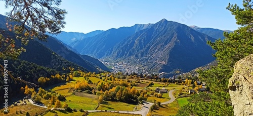 Vistas de Engolasters en Andorra