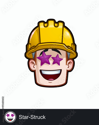 Construction Worker - Expressions - Affection - Star Struck