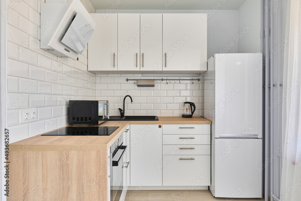 Fototapeta premium Photos of the studio apartment for sale 