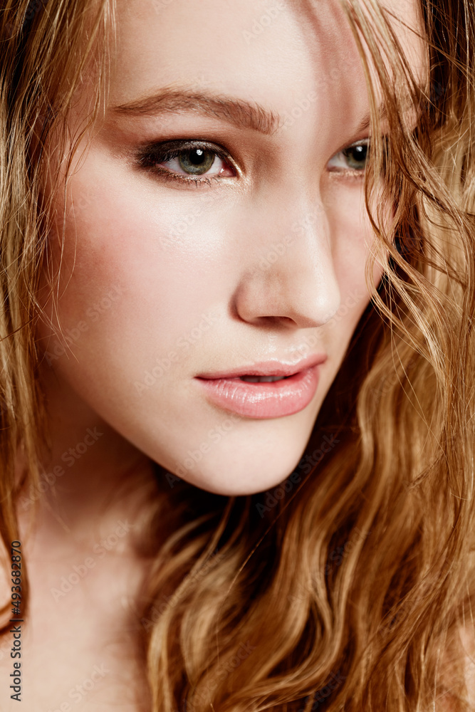 Longing looks.... Closeup image of an attractive young woman. Longing looks.... Closeup image of an attractive young woman.