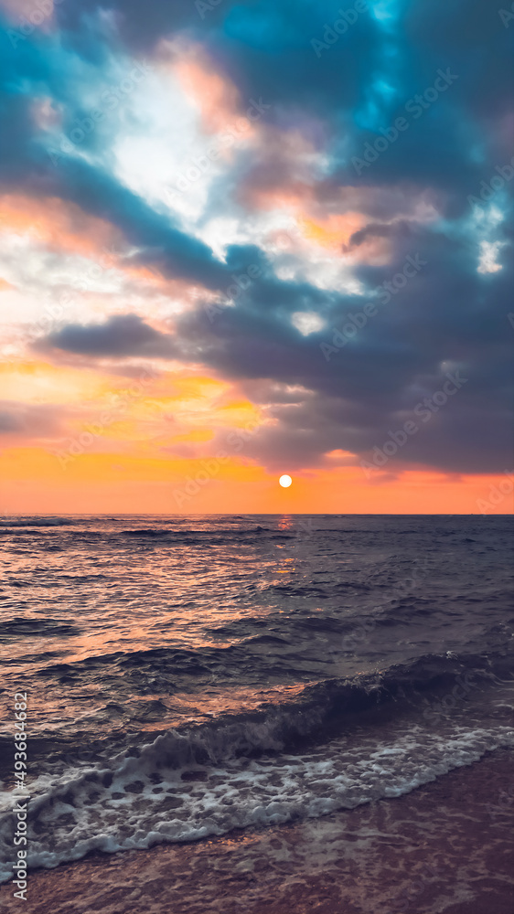 Fototapeta premium sunset on the sea