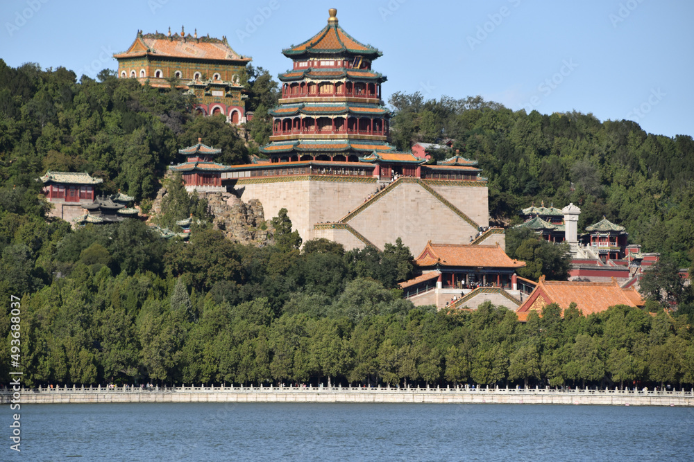 Summer Palace and Buddhist Temple in Beijing, China
