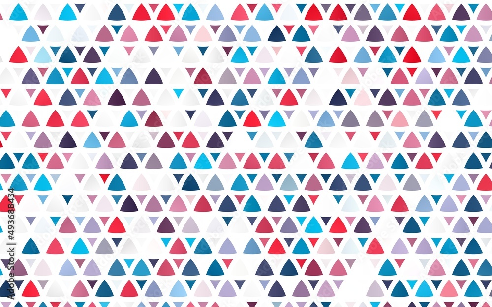 Light Blue, Red vector seamless layout with lines, triangles. Light Blue, Red vector seamless layout with lines, triangles.