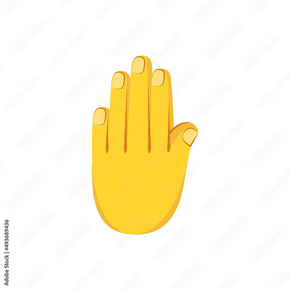 Isolated hand cartoon icon doing a gesture Vector illustration Isolated hand cartoon icon doing a gesture Vector illustration