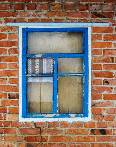 vintage window in a country house