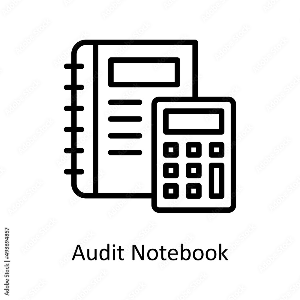 Audit Notebook Vector Outline icons for your digital or print projects. Audit Notebook Vector Outline icons for your digital or print projects.