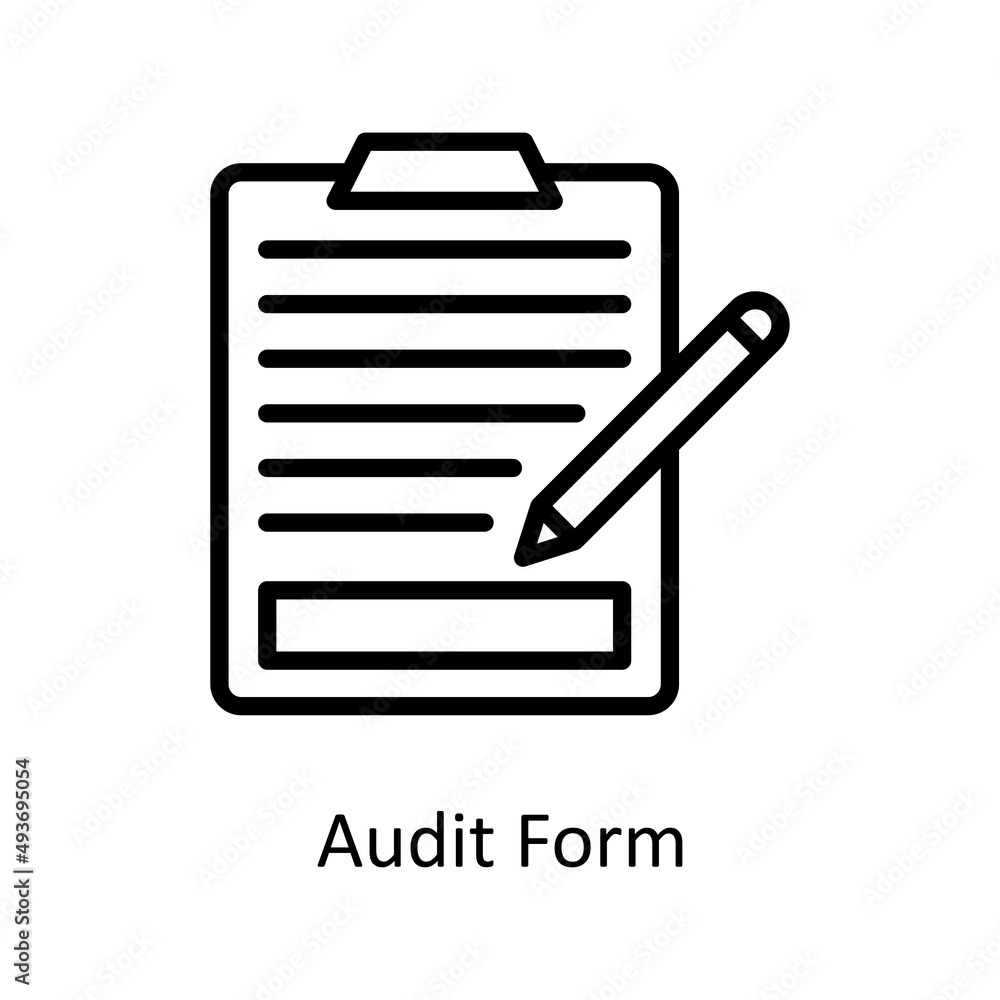 Audit Form Vector Outline icons for your digital or print projects. Audit Form Vector Outline icons for your digital or print projects.