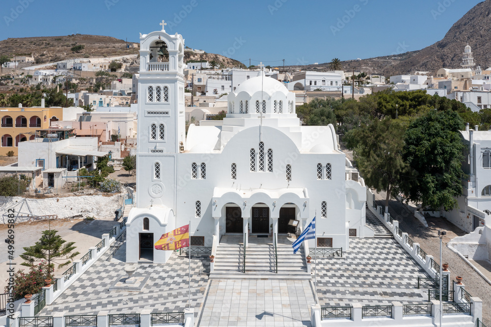 Fototapeta premium Church - Emporio, Santorini, Greece