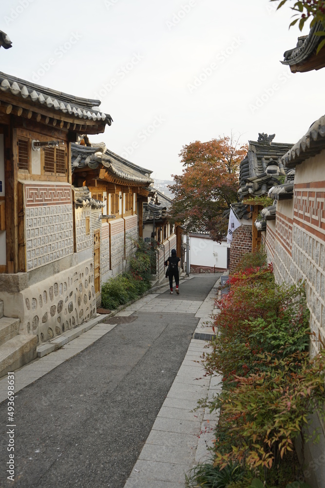 한옥마을 관광도시의 거리풍경입니다. 한옥마을 관광도시의 거리풍경입니다.