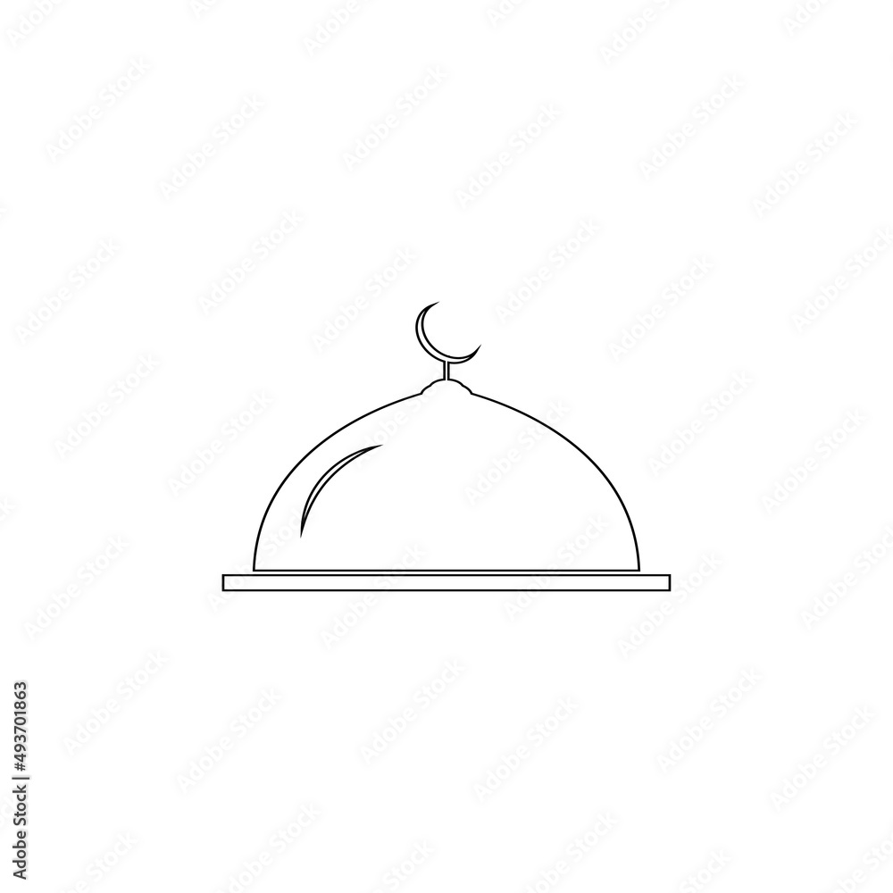 mosque icon logo illustration mosque icon logo illustration