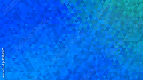 Abstract blue geometric polygonal background. design, art