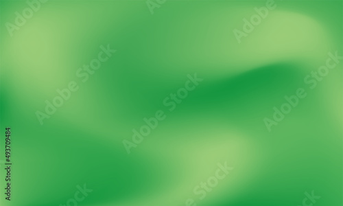 Fresh green color background illustration, abstract blurry gradient, beautiful banner template